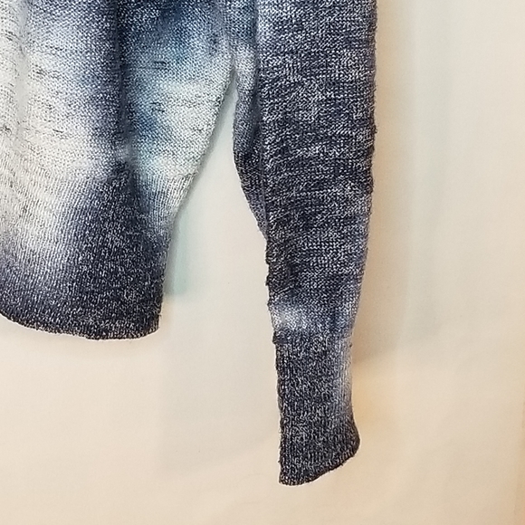 Anthropologie Pilcro and the Letterpress Blue Tie Dye Oversized Blue Cardigan - Picture 4 of 5